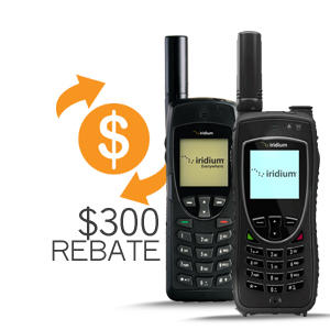 iridium 9575 and 9555 $300 Rebate Program